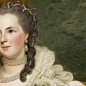 古典油画中，欧洲贵族女性的精美头饰。 ​​​​