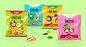 Feel Fruit : New marmalade candy brand targeting at kids and teenagers. Word-play in the name, charming and quaint characters of fruits and berries in the author’s illustrations, soft and rich colors contribute to light and fresh image of the product and 