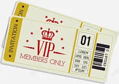 Vip名片卡片邀请函 元素 免抠png 设计图片 免费下载 页面网页 平面电商 创意素材