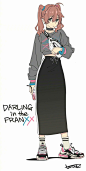 DARLING in the FRANXX 作画监督岩崎将大的… - 堆糖，美图壁纸兴趣社区