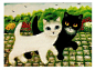 猫星人的异想世界。Anna Hollerer笔下的猫咪不是卖萌，不是温柔，而是有一种猫的特立独行的气质。你从他的画里体会到了吗？