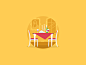 Dinner #图标# #UI# #扁平化# #色彩#