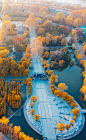 航拍泰州市泰山公园 - 水果天使 - 图虫