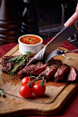 Meat. Steak. : Meat. Steak. Steaked meat for Moscow restaurant «Butchery»