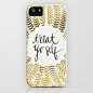 Treat Yo Self – Gold iPhone & iPod Case