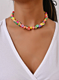 Random Fruit Decor Necklace