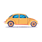 Classic Cars : a set of classic vehicle vector. 