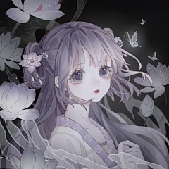 雨探花采集到古风女头像