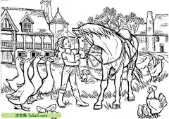 10张张扬自由的奔跑的小马驹涂色画打印大图 | 涂色集，涂色画打印大图 : 在广阔的草原上，一匹小马驹正欢快地奔跑着，它的鬃毛在风中飞扬，四蹄轻快地拍打着大地，仿佛在跳舞。以下是对这一场景的详细描写：环境背景：阳光明媚，蓝天白云下是一片绿意盎然的草原，微风吹过，草浪轻轻起伏。小马驹的外观：小马驹的皮毛光滑如缎，颜色 10张张扬自由的奔跑的小马驹涂色画打印大图