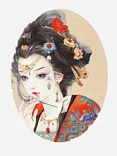 古风美女高清素材 免费下载 页面网页 平面电商 创意素材 png素材
