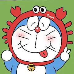 新手入门简笔画｜哆啦A梦四宫格（附线稿）