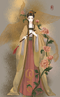 国色天香_茜茜吐泡泡__插画师作品_涂鸦王国gracg.com