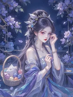 古风唯美古韵仙女头像壁纸插画‖坚持热爱❤ - 小红书