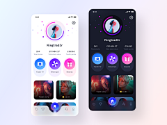 _夜夜夜夜采集到app-暗黑