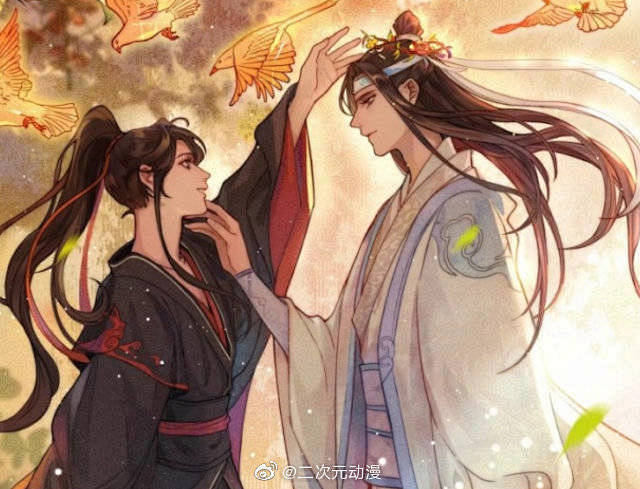 #魔道祖师##忘羡# 
忘羡的婚后生活，...