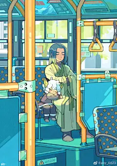 今天坐公共汽车吧~ #罗小黑战记# ​​​​