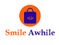 Smile Awhile Logo bag logo store logo shop logo business logo identity design banding design logo design illustration unique design logo design