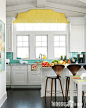 美式白色厨房吧台效果图—土拨鼠装饰设计门户