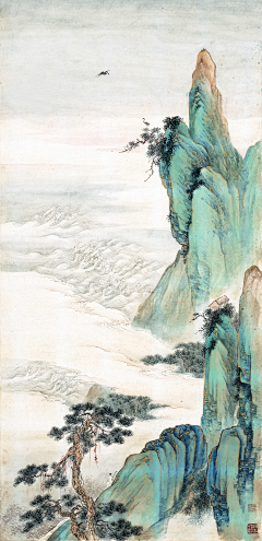 Katharinele采集到国 画-中式山水背景