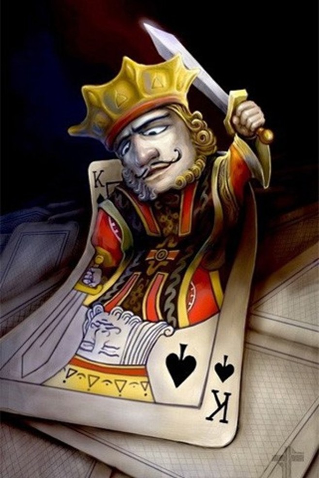 扑克牌老k