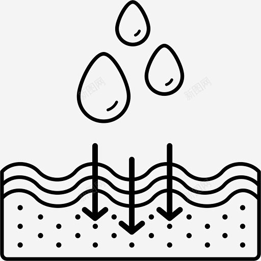 吸水水滴波浪设计图片免费下载页面网页平面电商创意素材