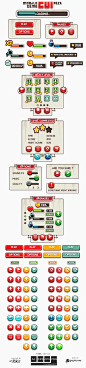 Mobile Game GUI Pack : This is my first GUI for game.