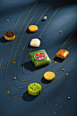 Photography  design Food  cake moon autumn night festival concept art