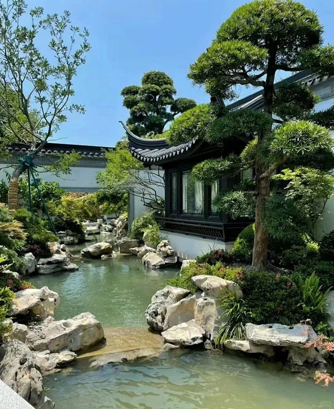 中式古典园林设计，一步一景，步步生景！ - 小红书-花瓣网