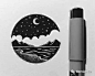 插画丨他用针管笔画出了不一样的黑白世界，森系小确幸