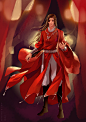 天官赐福 同人图 插画 壁纸 | 【天官赐福】花城印象 | 半次元-第一中文COS绘画小说社区