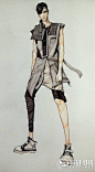 【新提醒】多年之后第一次发效果图 - 服装画/服装设计手稿 - 穿针引线服装论坛