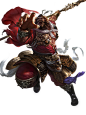 三国游戏-男性人物角色-战国原画模型立绘-武将-战场吴蜀魏@本抠