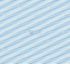 无缝的波型。抽象的现代波浪背景。蓝色和白色的曲线条纹。简单有效的创意平面设计，适用于时尚印花纺织品，
