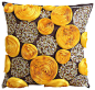 Chocolate Marigolds Silk Pillow Cover, 26x26 contemporary-decorative-pillows