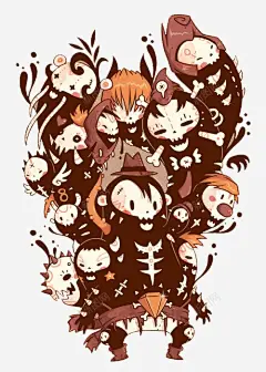 骷髅小精灵png免抠素材_新图网 https://ixintu.com Q版 卡通 卡通人物 叛逆 嘻哈 插画 暗黑系 涂鸦 潮流 潮牌 美式漫画 美漫 街头涂鸦