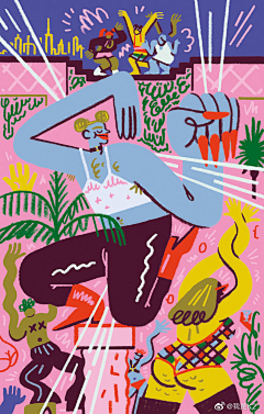 小小小金酱采集到创意插画
