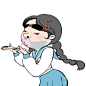 自己做了一套微信表情~如小花儿~
有兴趣可以去微信表情商城下载哟~
（微信表情商城搜索我的艺术家首页：猴汤）