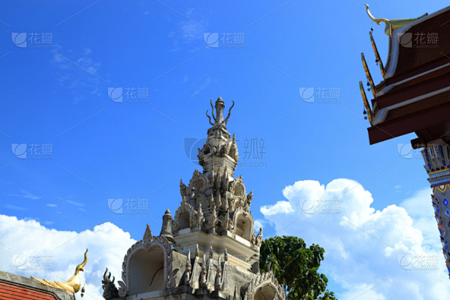 寺庙,预言家,水平画幅,建筑,蓝色,泰国,摄影,探险