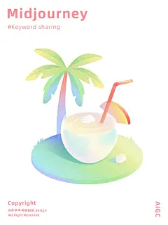 咒语分享✨️扁平风渐变噪点插画 - 小红书