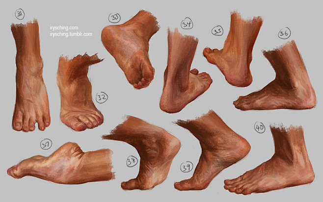 Feet study 4 by ~iry...