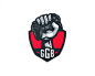 GGB游戏标志  游戏 团队 运动 手 手柄 拳头 盾牌 胜利 商标设计  图标 图形 标志 logo 国外 外国 国内 品牌 设计 创意 欣赏