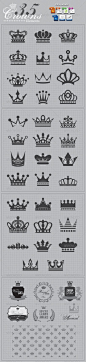 Crowns Elements v2 — Photoshop PSD #kingdom #crowns • Available here → https://graphicriver.net/item/crowns-elements-v2/3831884?ref=pxcr