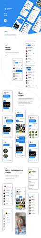 #APP模板#
视频通话文字短信聊天联系人编辑打电话app ui源文件fig模板