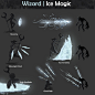 Spell effects concept art, Kevin Wick : Some early work for spell effects for a project I'm working on.