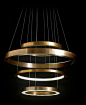 by Italian architect Massimo Castagna, Light Ring Chandelier for Henge: 
