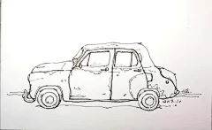 【装满故事的车车】
钢笔淡彩超话水彩超话手绘超话#钢笔淡彩# ​​​​