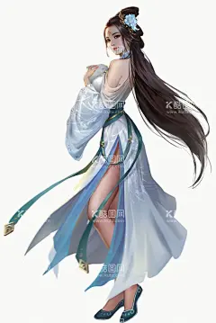 仙侠人物   - 源文件下载【酷图网】仙侠,美女,游戏cg,人物,角色设定,