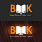 书本，书籍logo标志矢量图素材