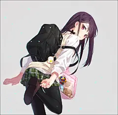 韩国画师hakusai动漫角色原画插画CG壁纸图片素材 – ACG图包网