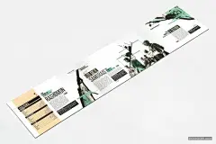 KUROSAWA品牌唯美配色卡片与折页设计